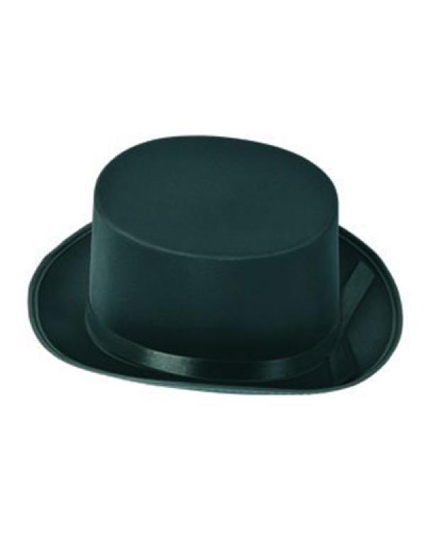 Haut de forme satin noir