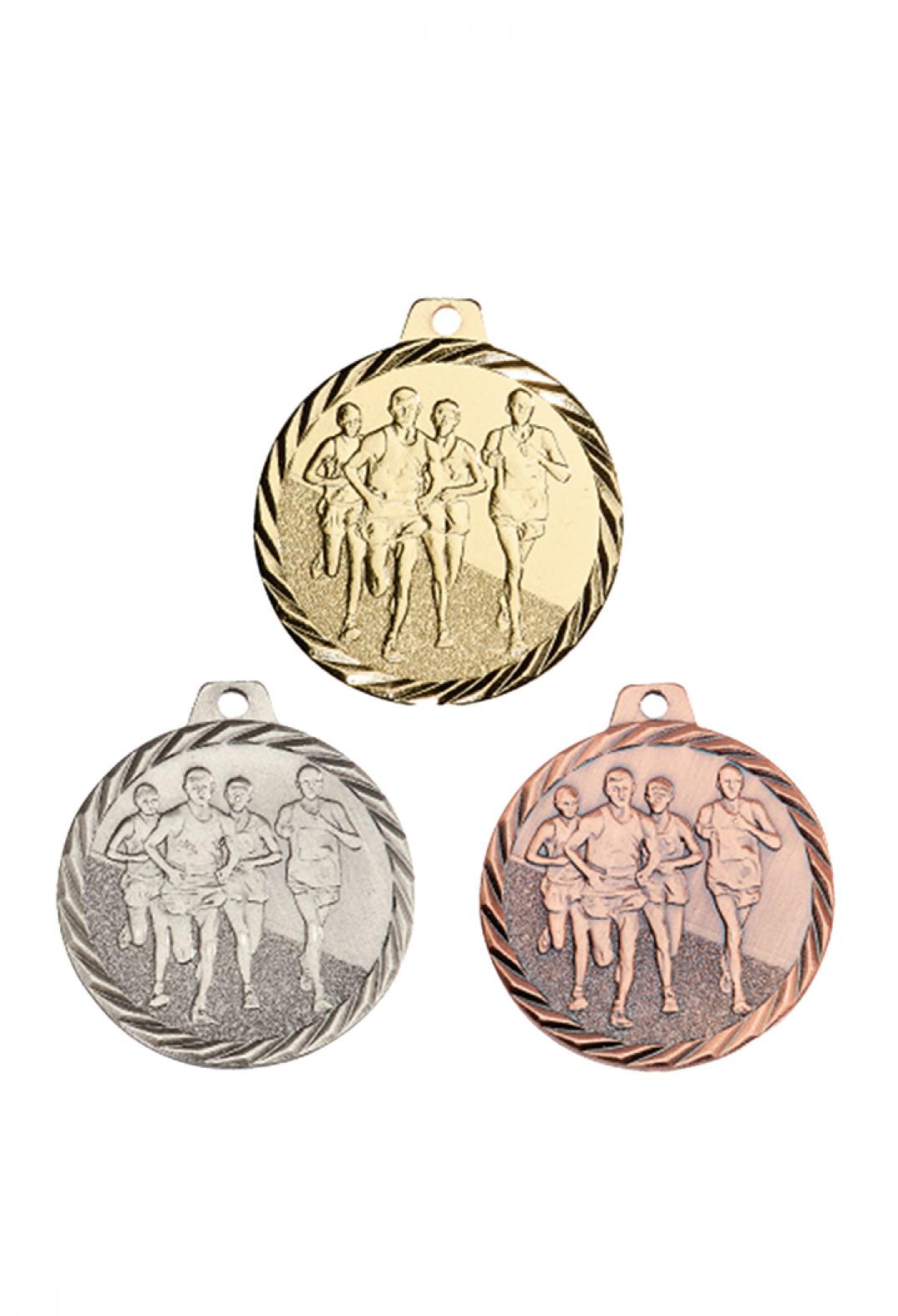 Lot 100 médailles frappées récompense sportive 50mm livrées