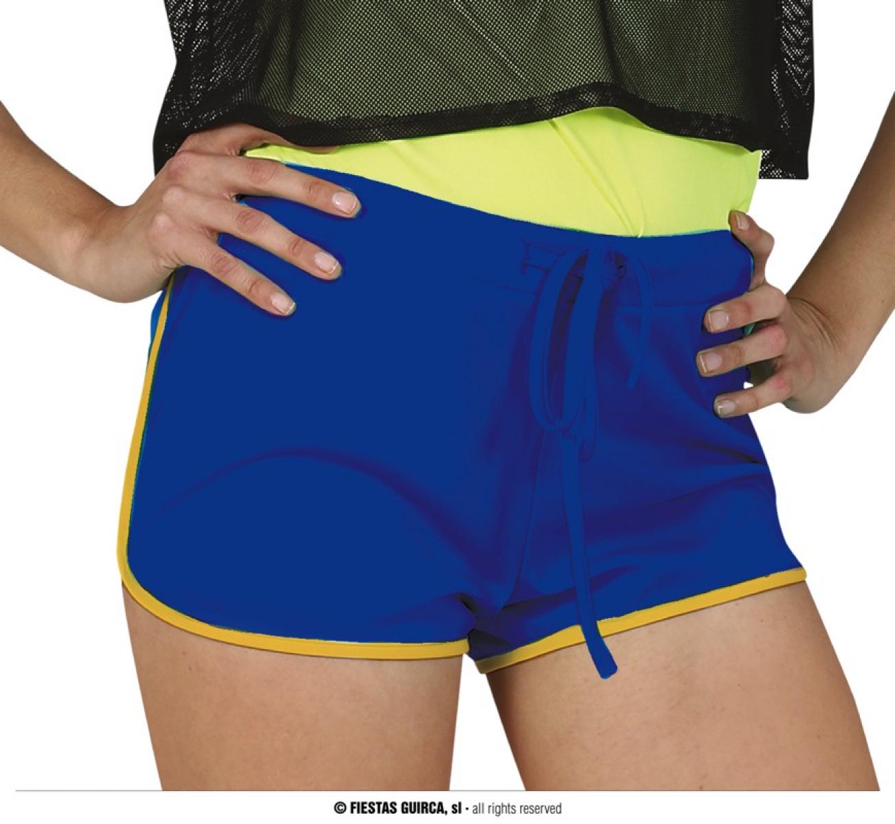 Mini short bleu années 80