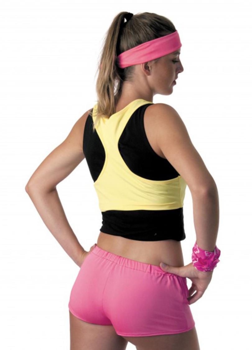 Brassière fluo jaune