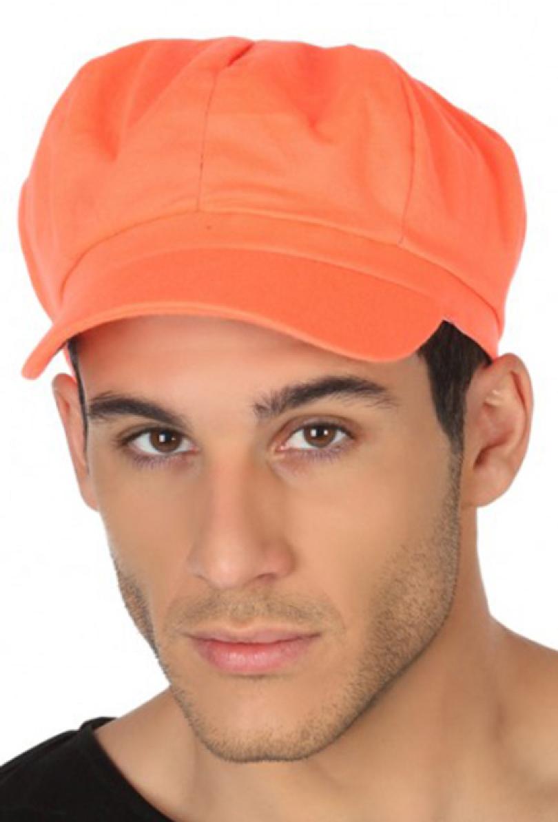 Casquette gavroche fluo orange