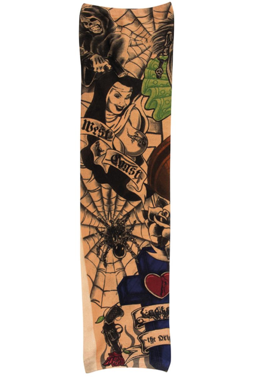 Manche tatouage West Coast (une manche)