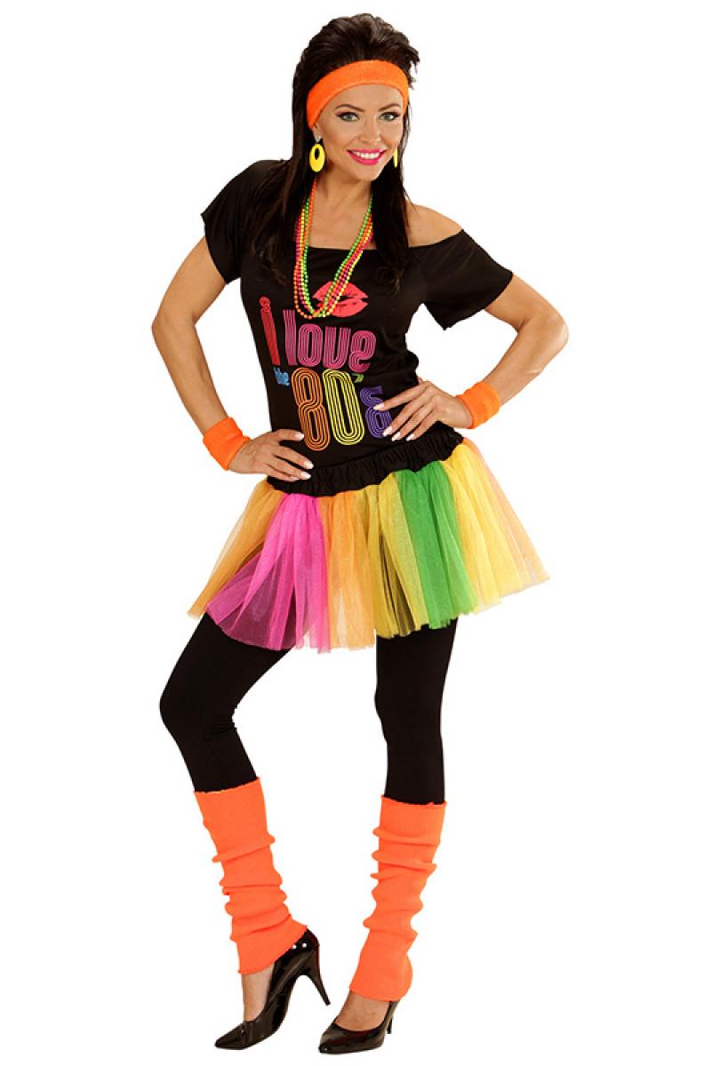 Chaussettes de danse jambières fluo orange