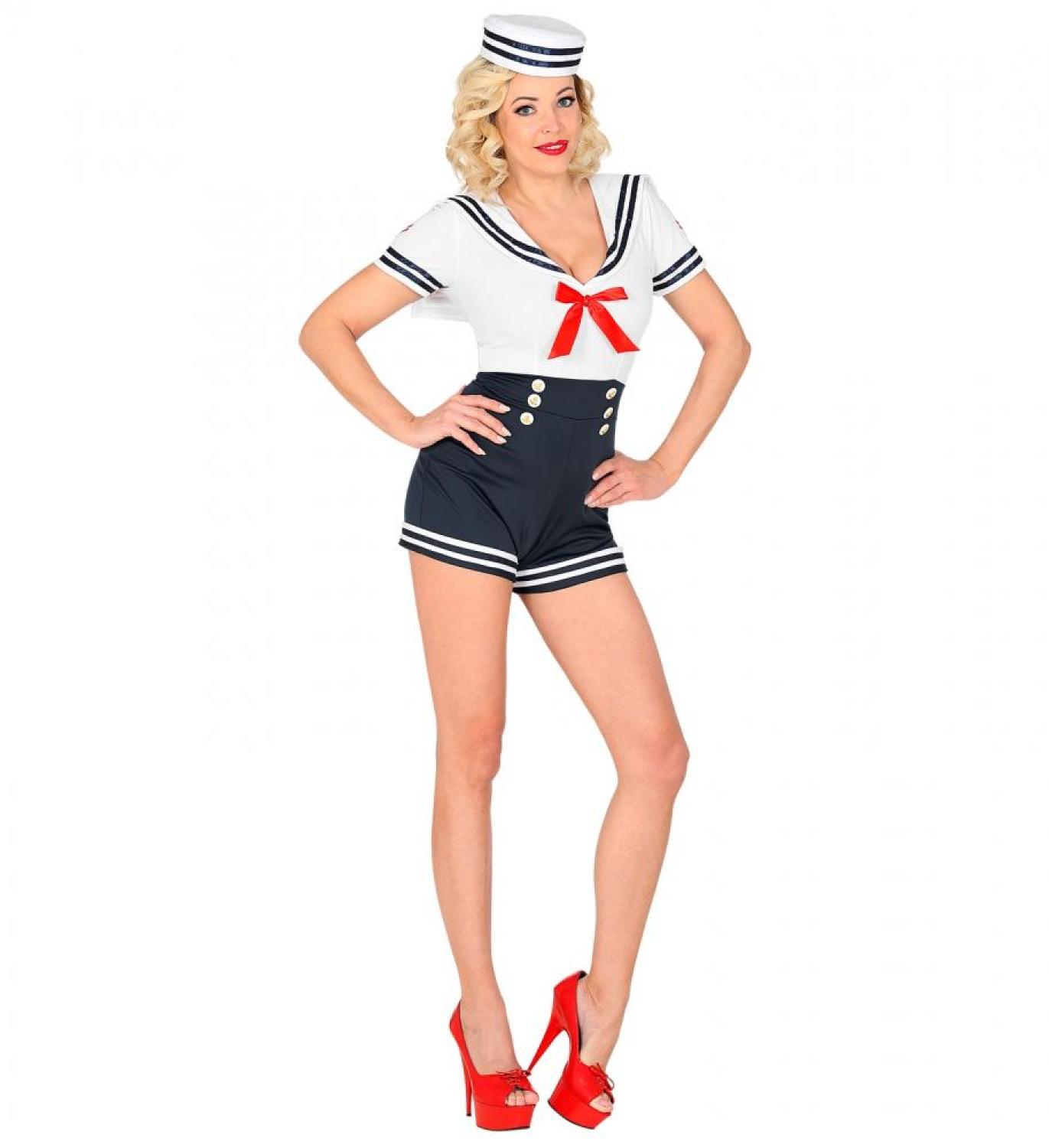 Combi short femme marin sexy taille M