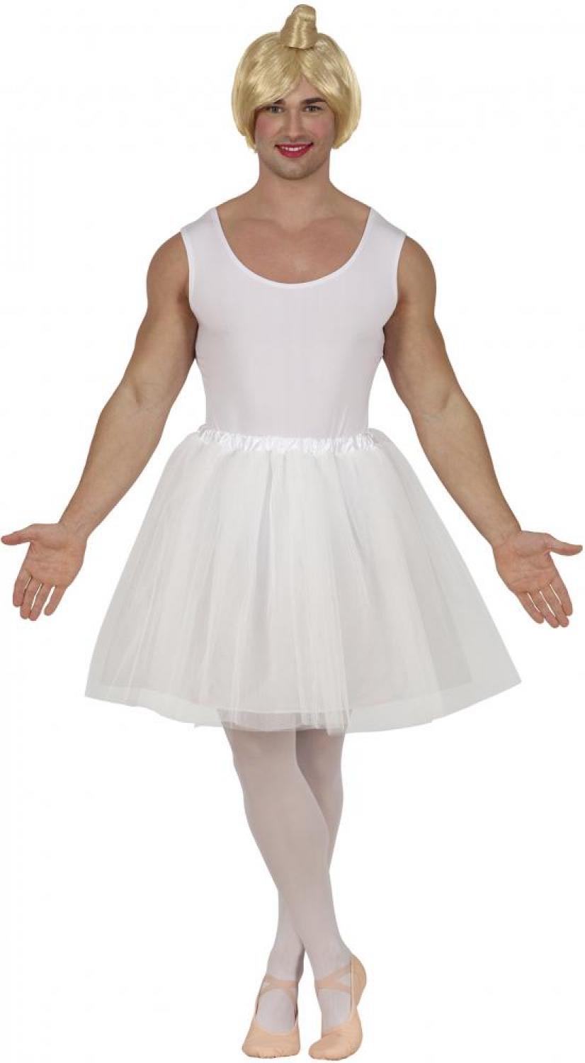 Tenue Danseuse homme blanc taille M/L