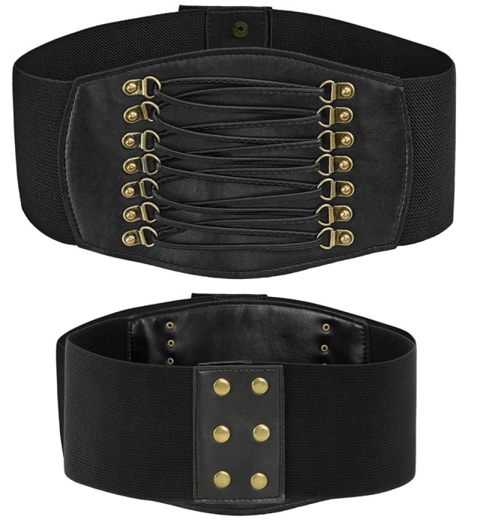 Ceinture corset noir