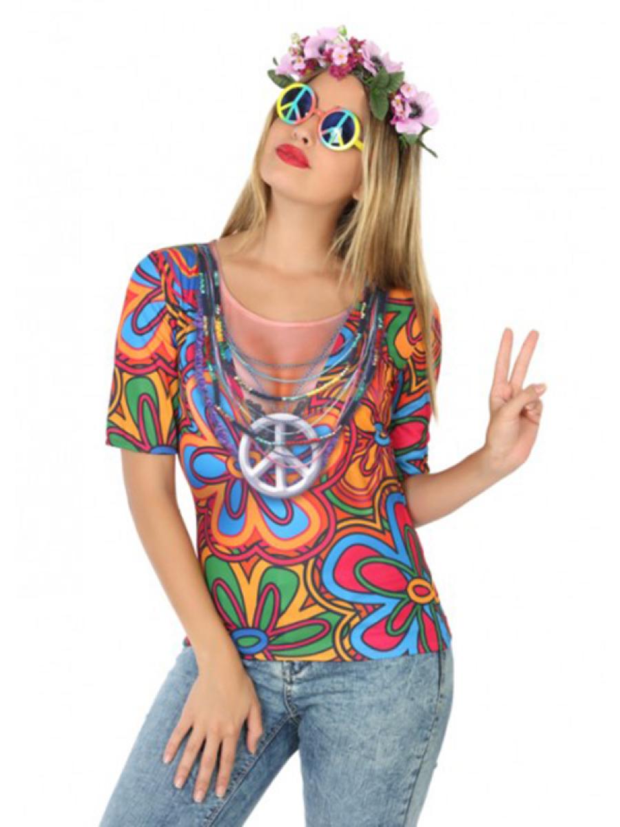 Tee shirt hippie femme taille S