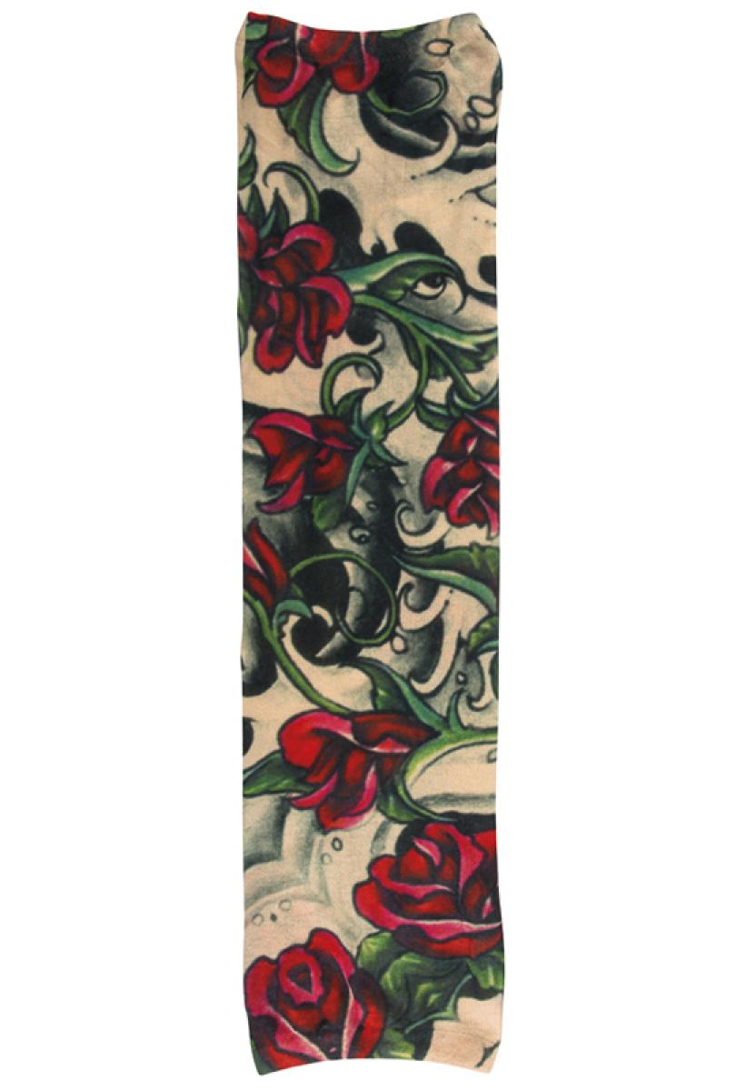 Manche tatouage Roses (une manche)