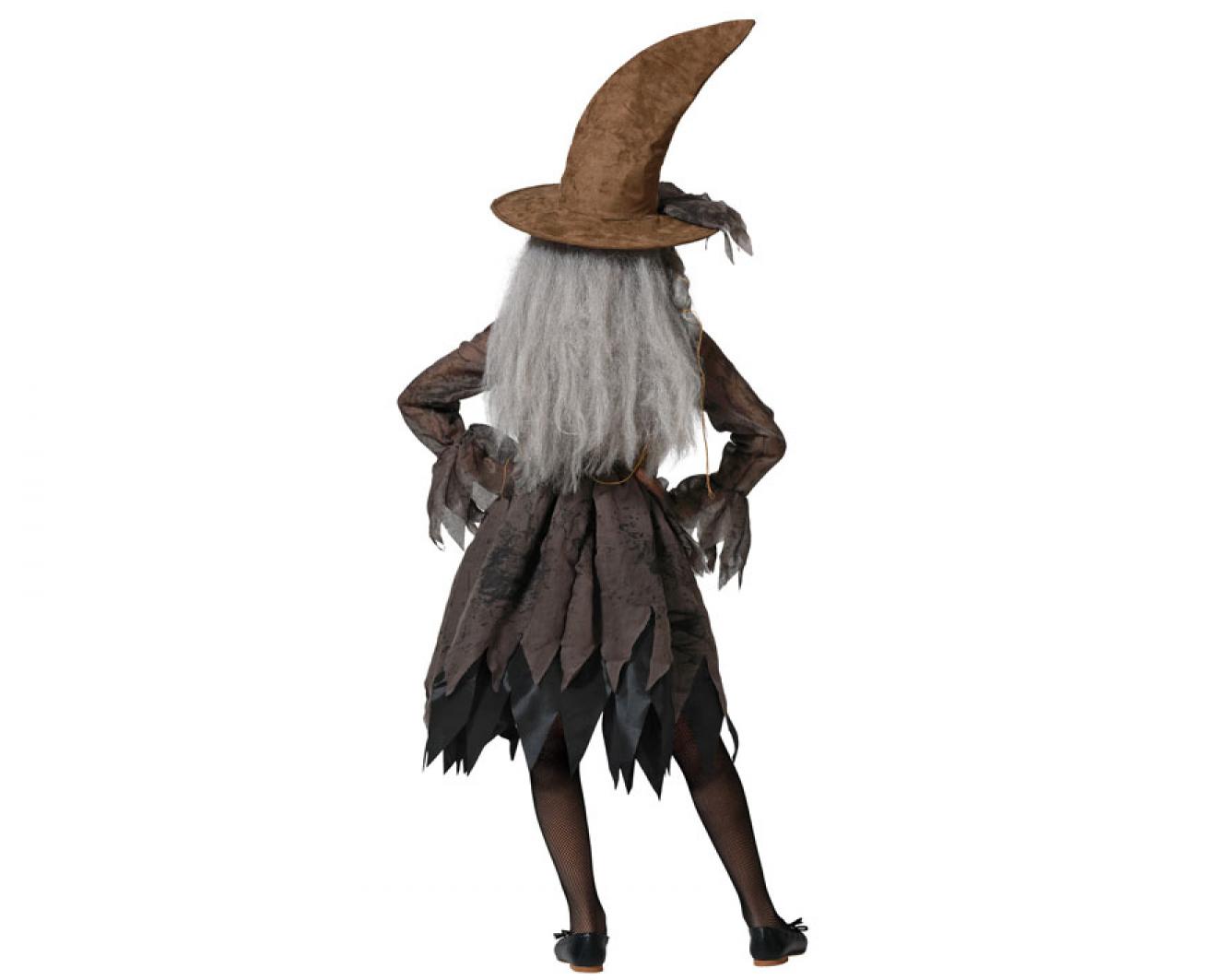 Sorcière marron taille 3/4 ans