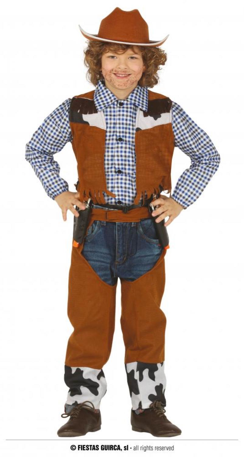 Cowboy marron 7/9 ans
