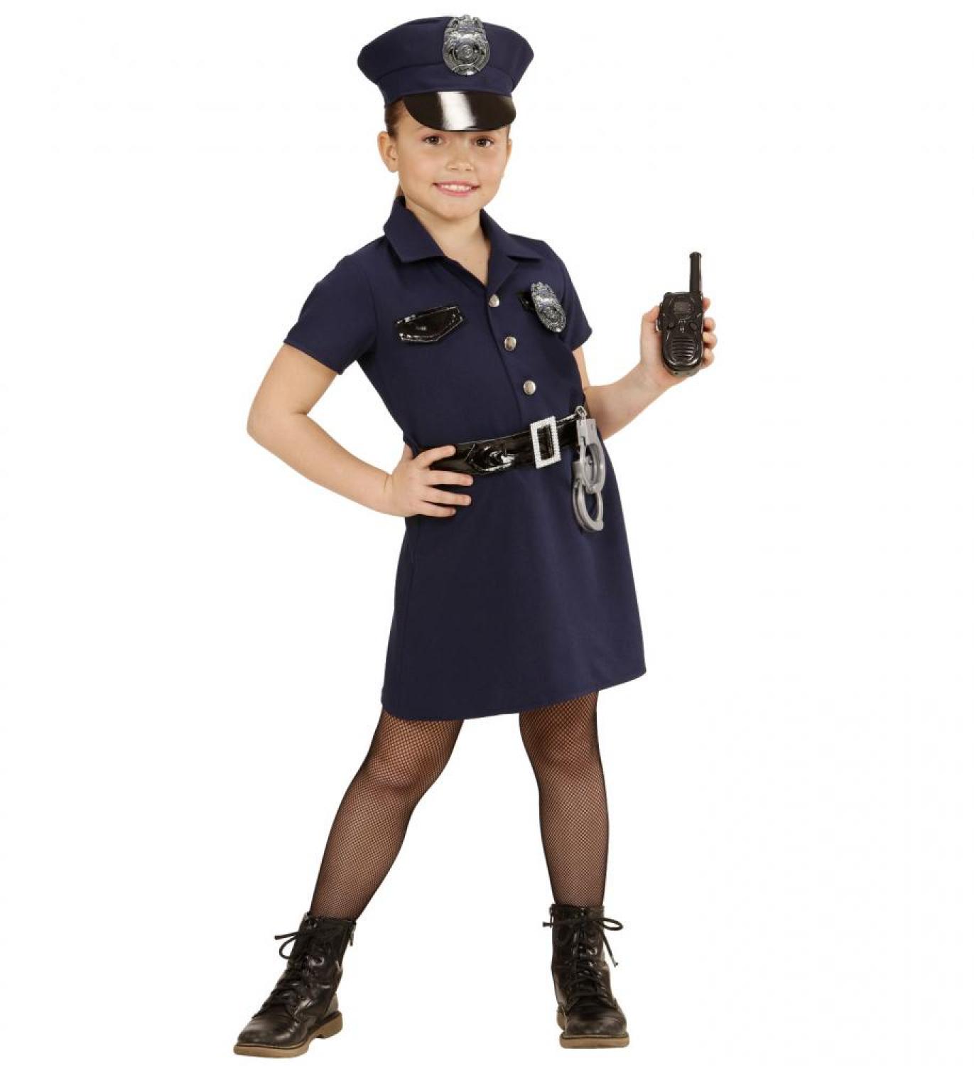 Officier de police fille taille 8/10 ans
