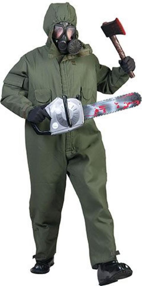 Ensemble de survivant chimique taille L