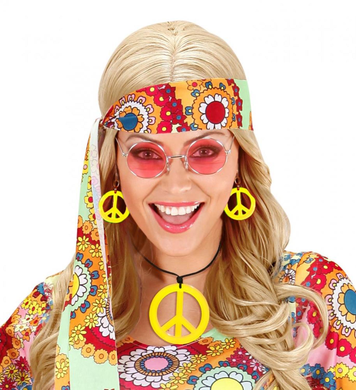 Set hippie fluo jaune