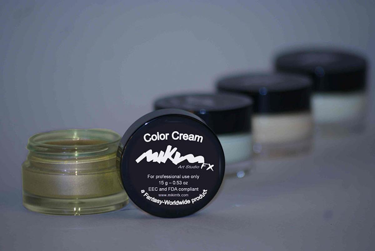 Fard crème Mikim Professionnel or métal S7