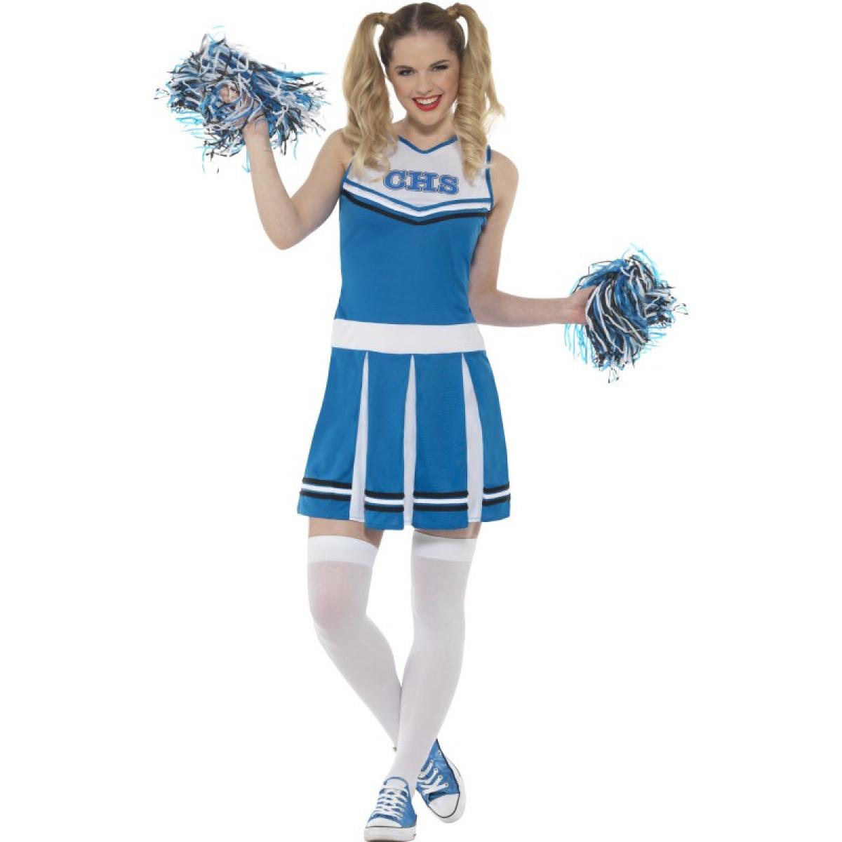 Cheerleader pom pom girl bleue CHS taille M