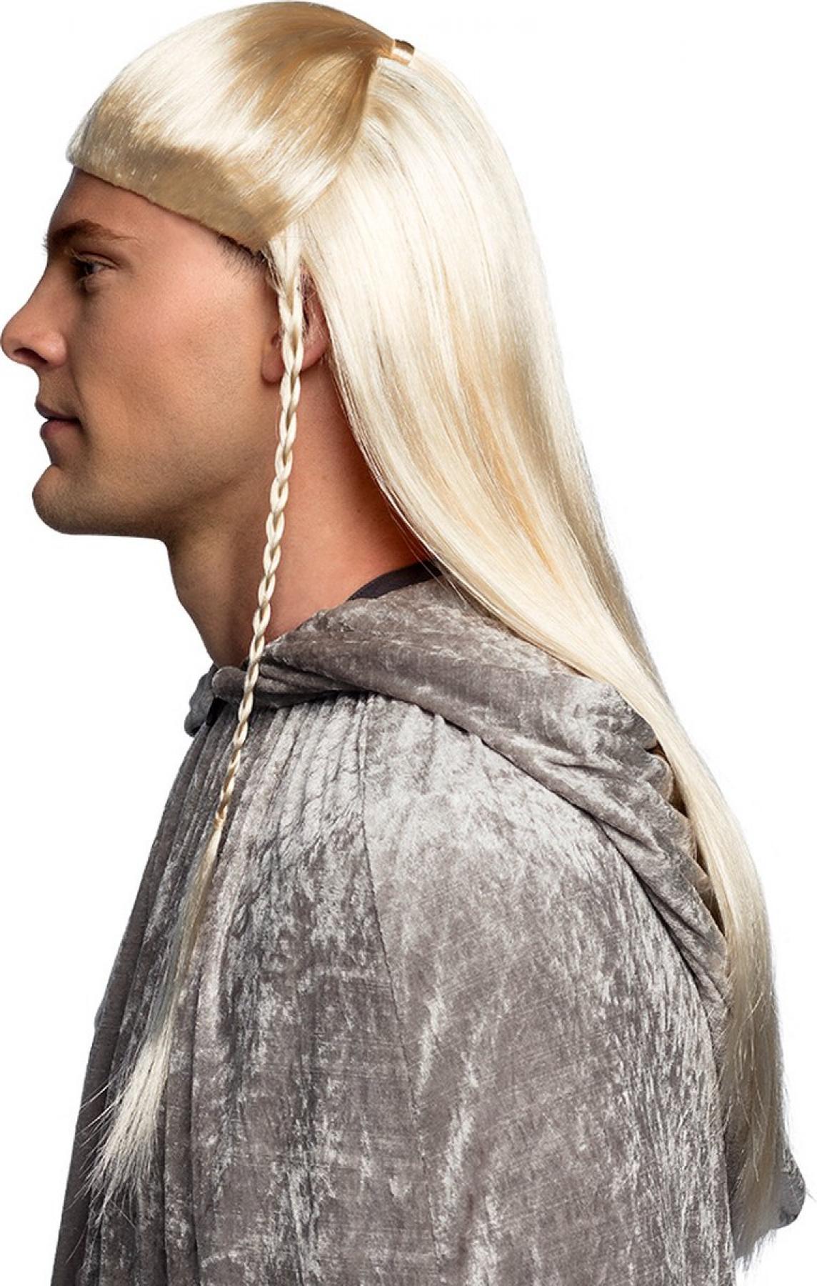 Perruque Elfe blonde homme