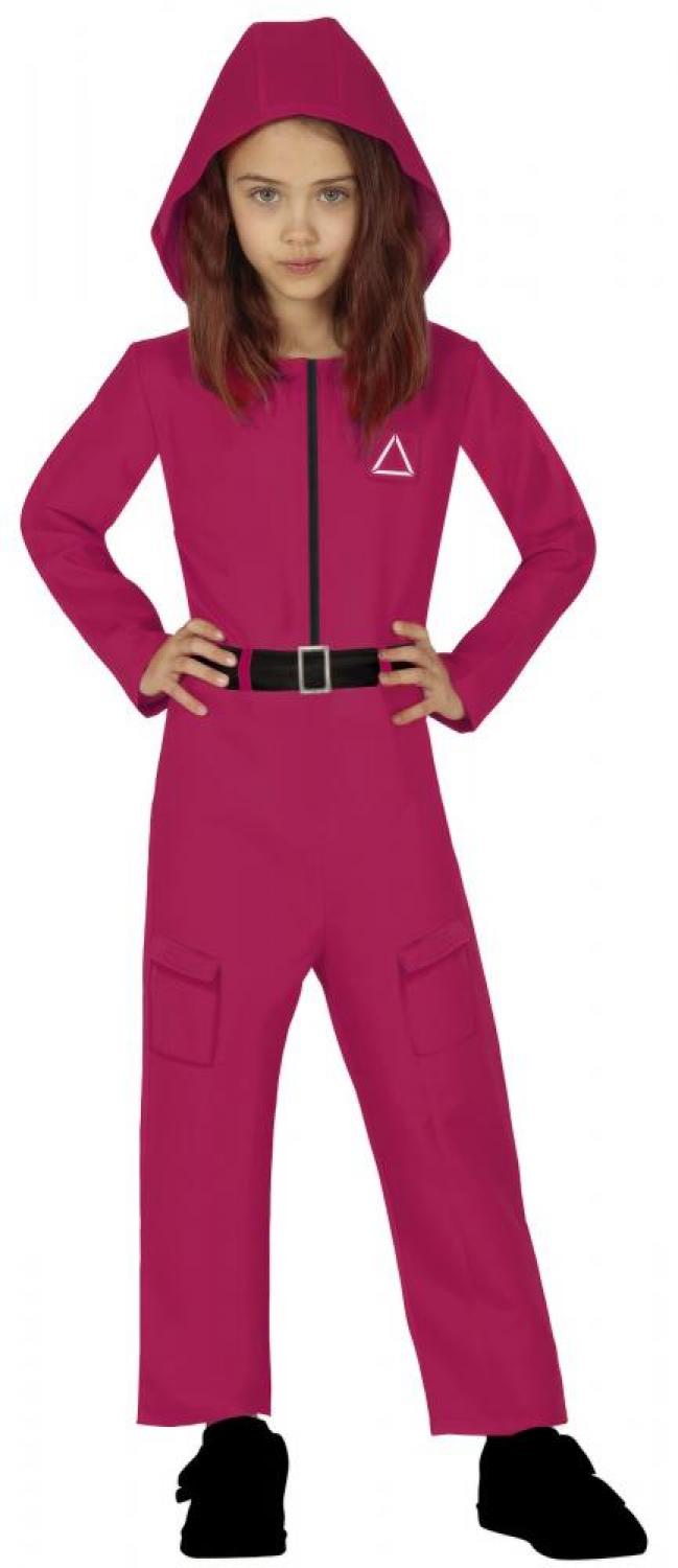 Combinaison Squid Game gardien de jeu taille 7/9 ans