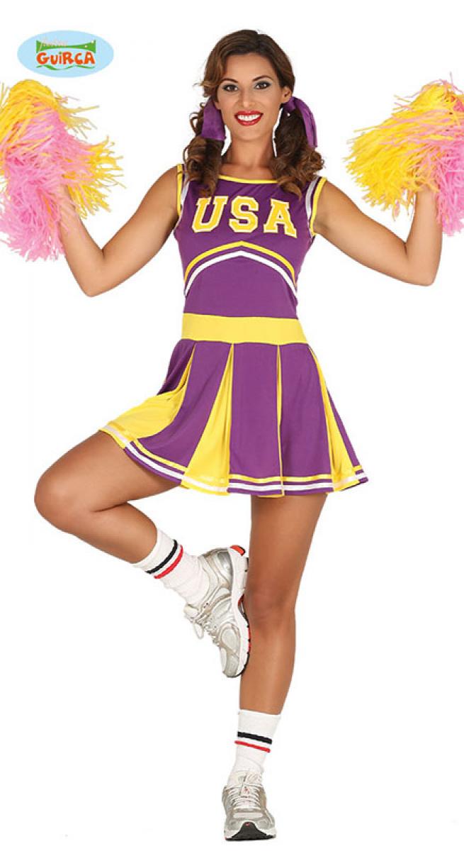 Pompom girl USA Violette taille M