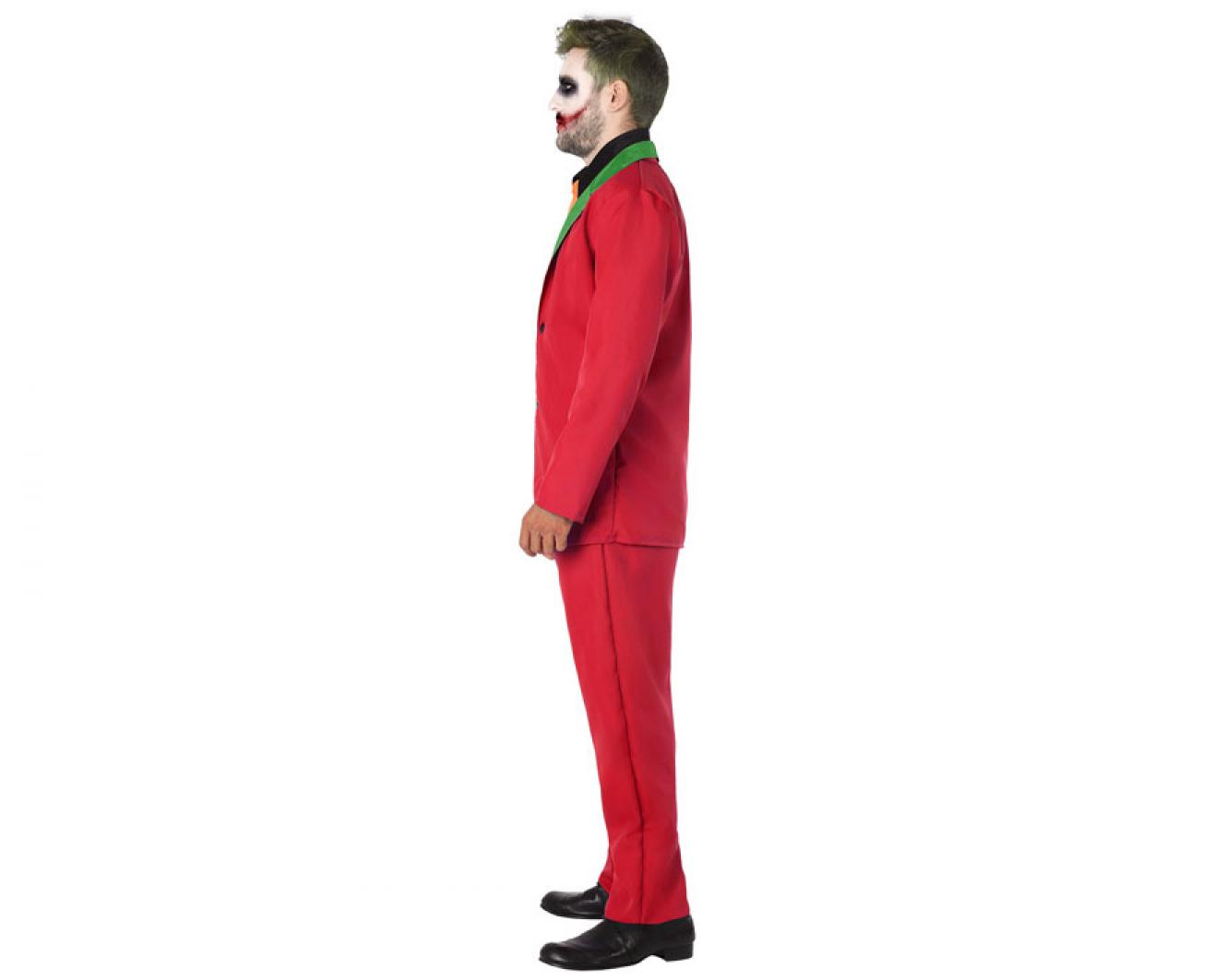 Joker rouge bouffon taille S