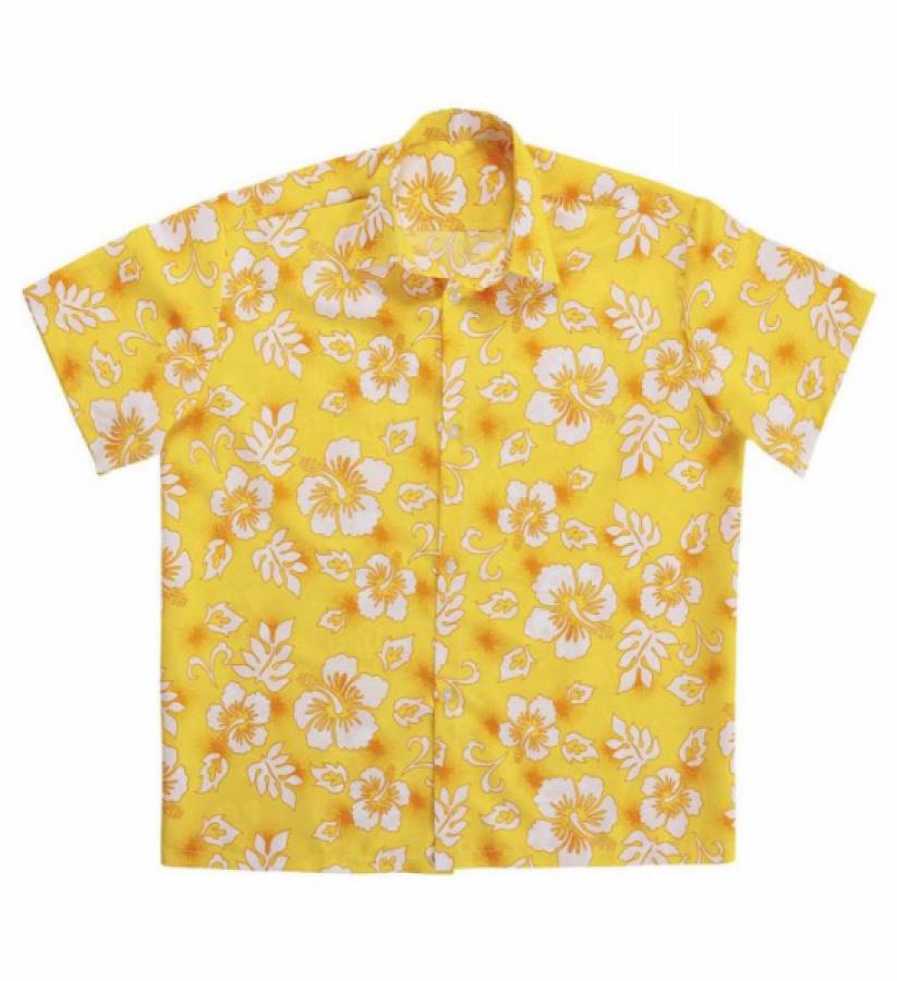 Chemise hawaienne jaune taille M/L