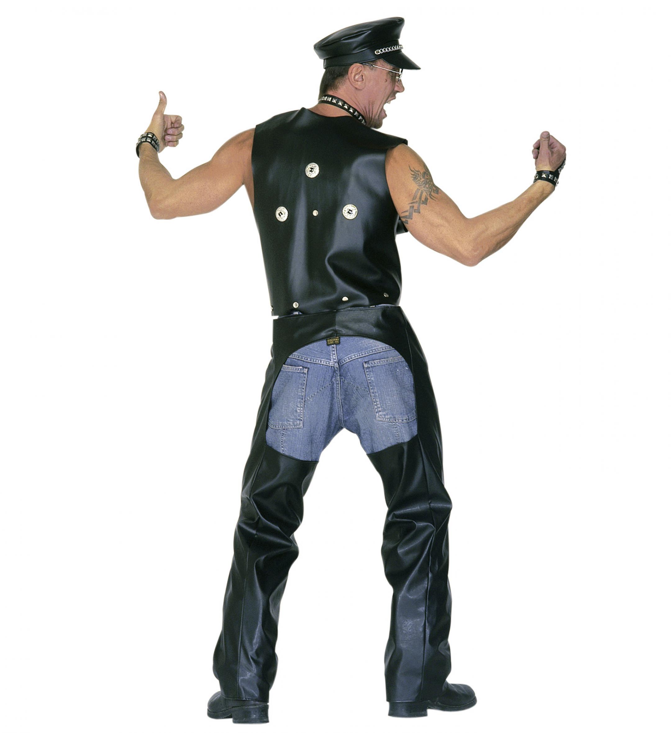 Chaps noir taille XL