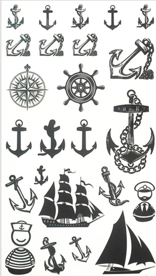 Tatouage temporaire marin
