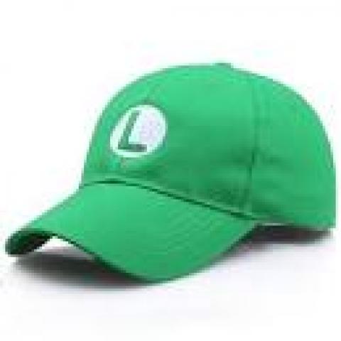 Casquette Luigi type baseball brodée