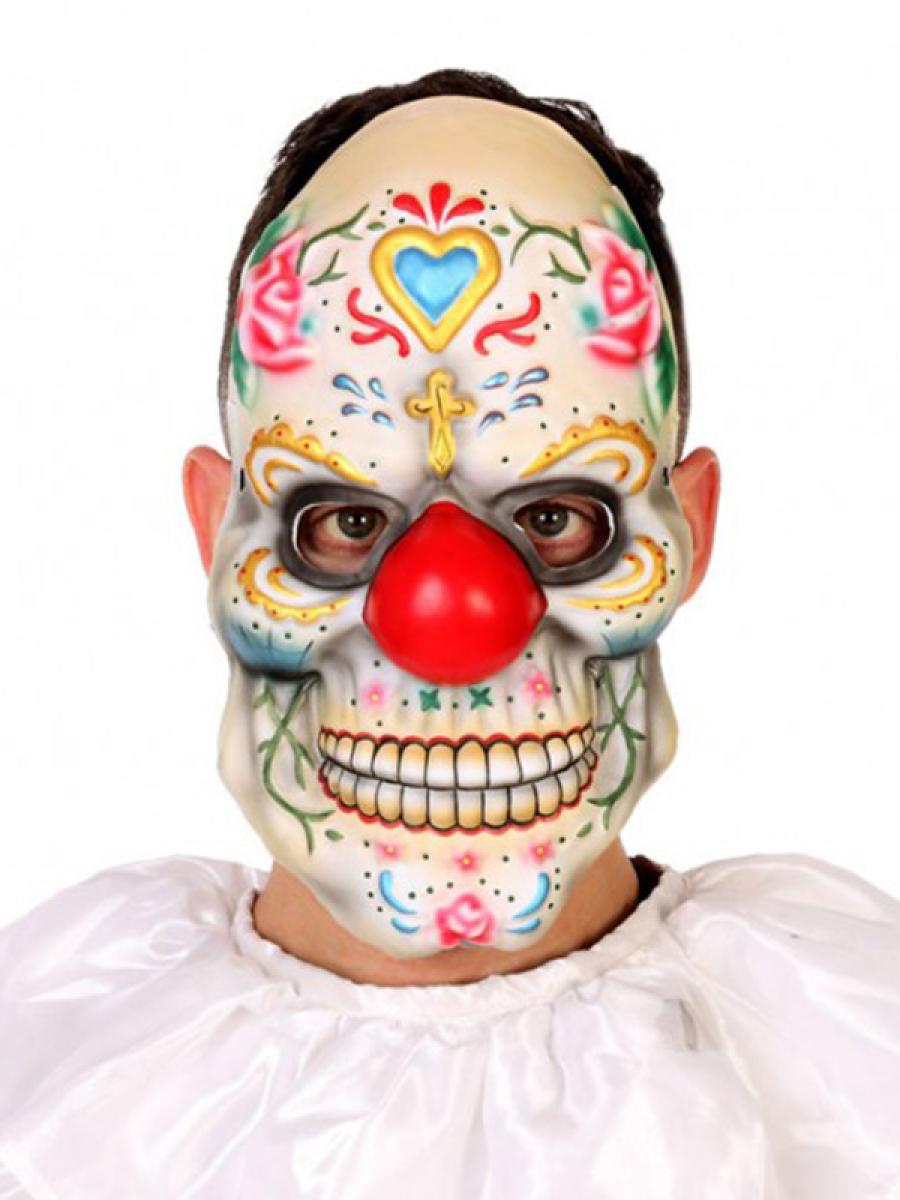 1/2 Face clown jour des morts