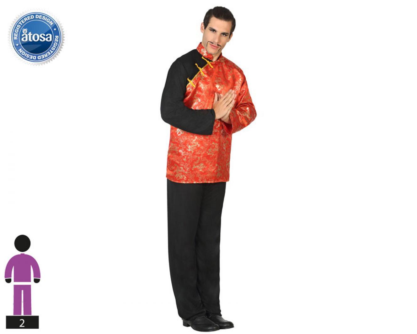Chinois rouge taille M/L