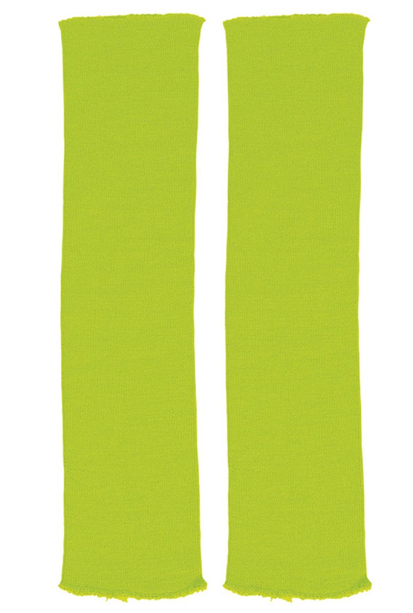 Chaussettes de danse jambières fluo verte