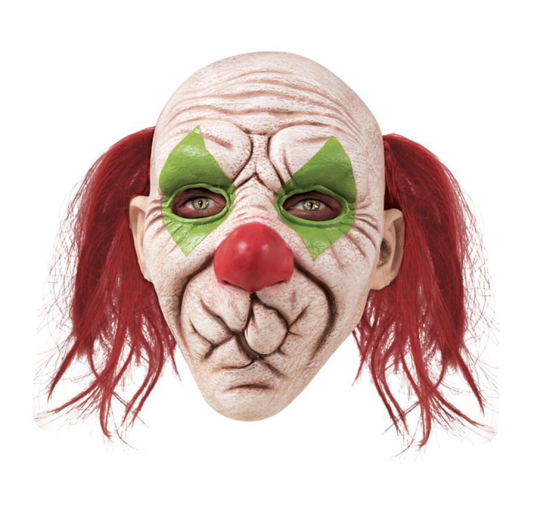 Masque clown bouche cousue