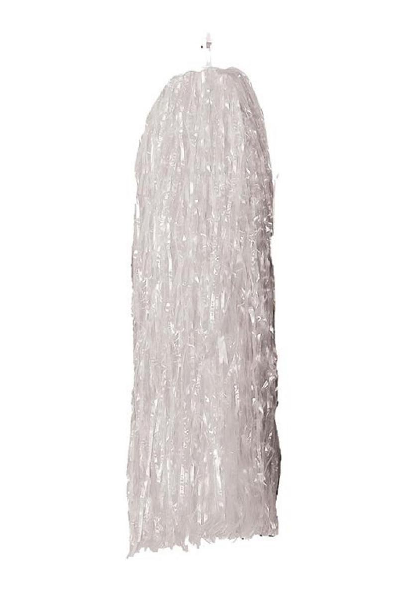 Grand pompon blanc