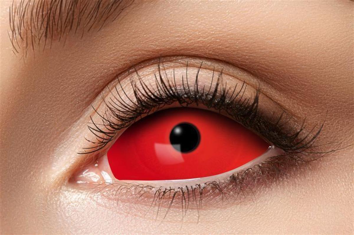 Lentilles 6 mois Sclérales 22 mm Red Eye