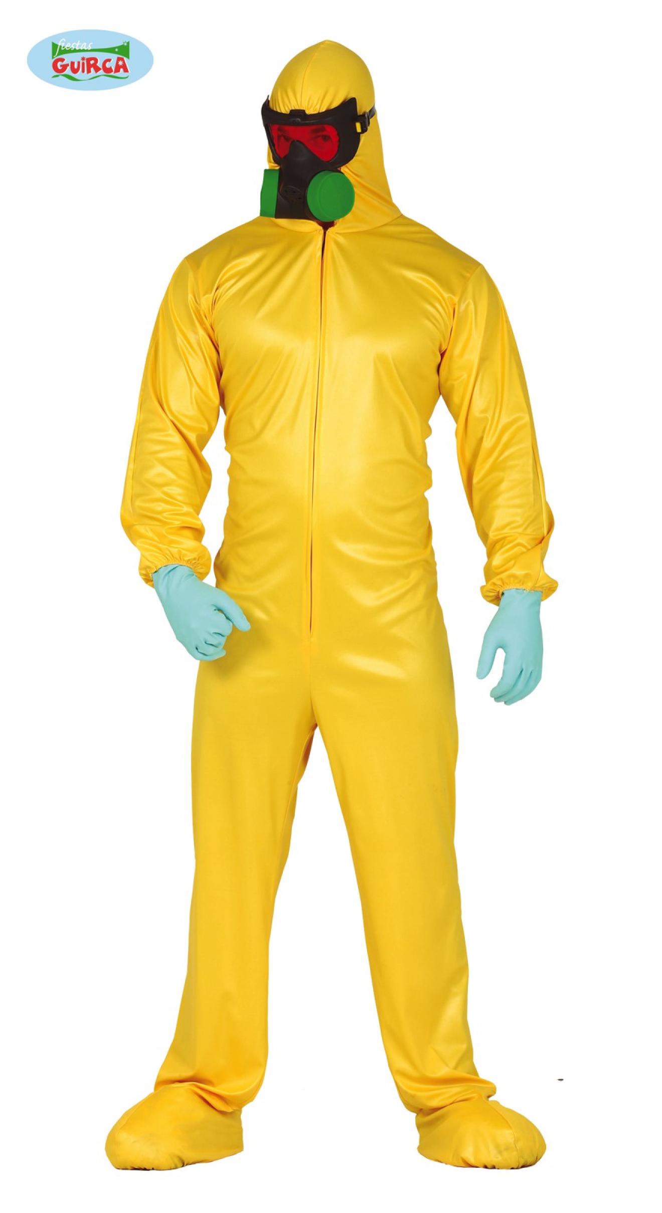 Combinaison chimique jaune taille L