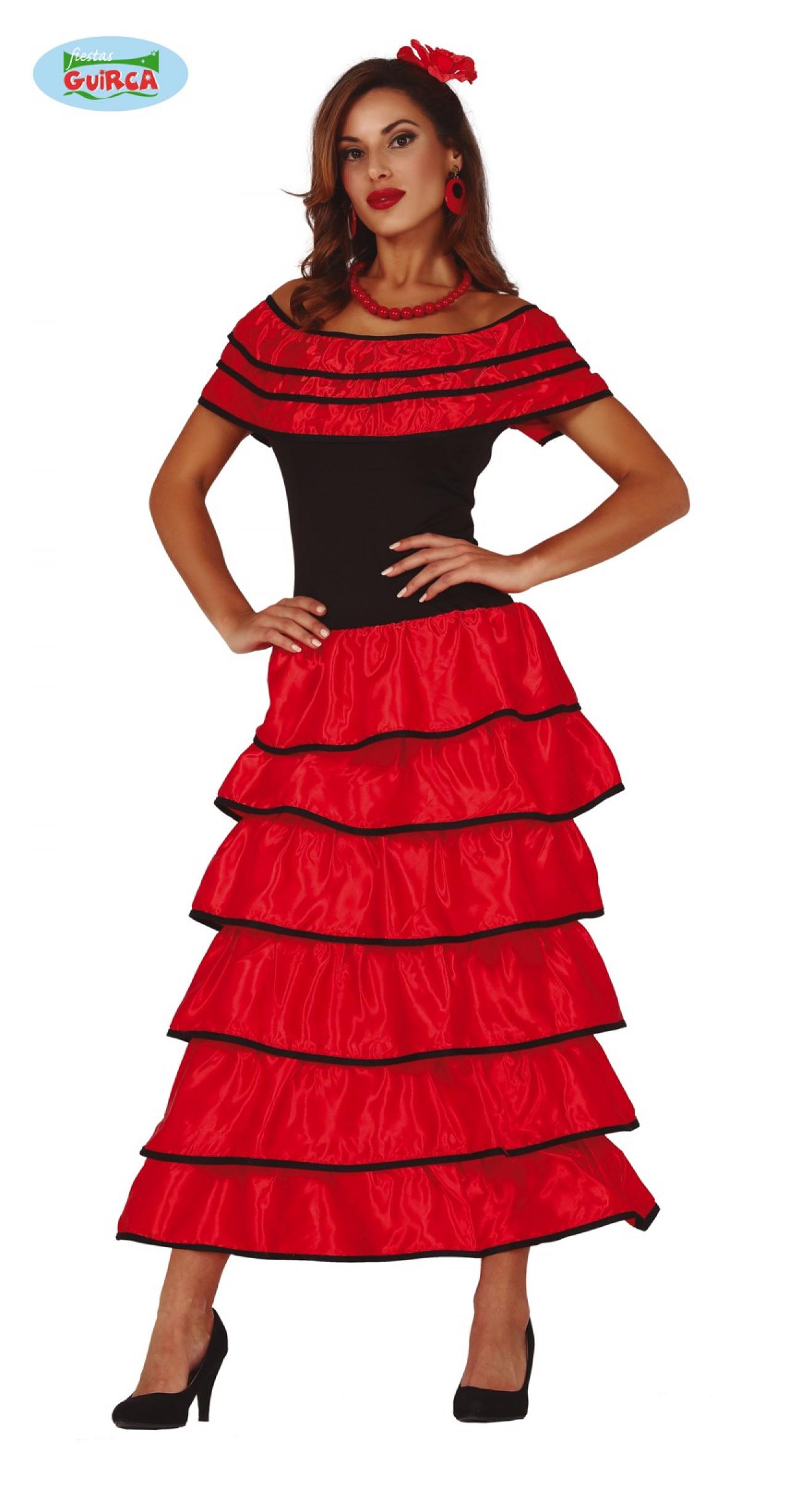 Robe espagnole flamenco taille M