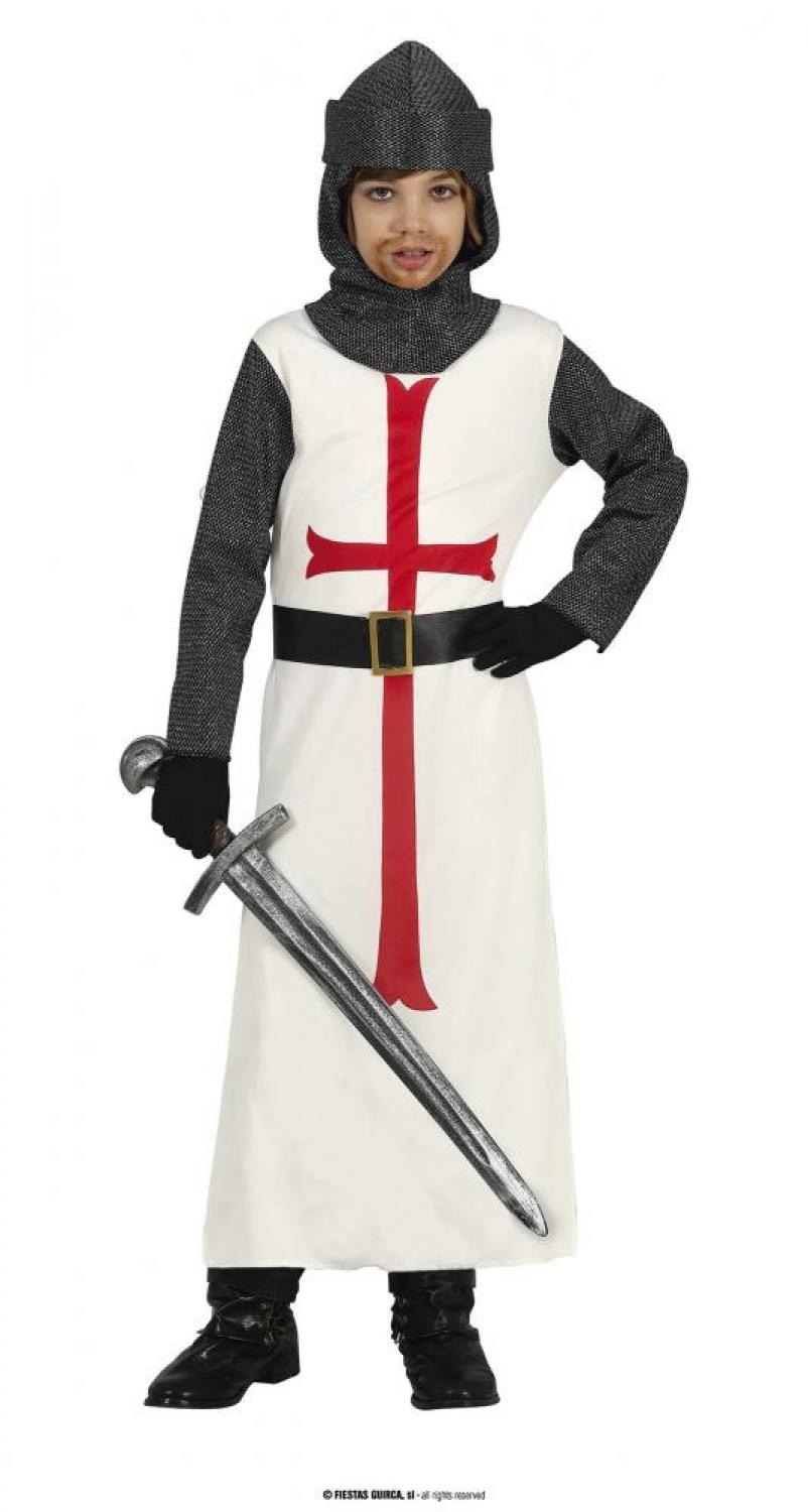 Chevalier templier taille 3/4 ans