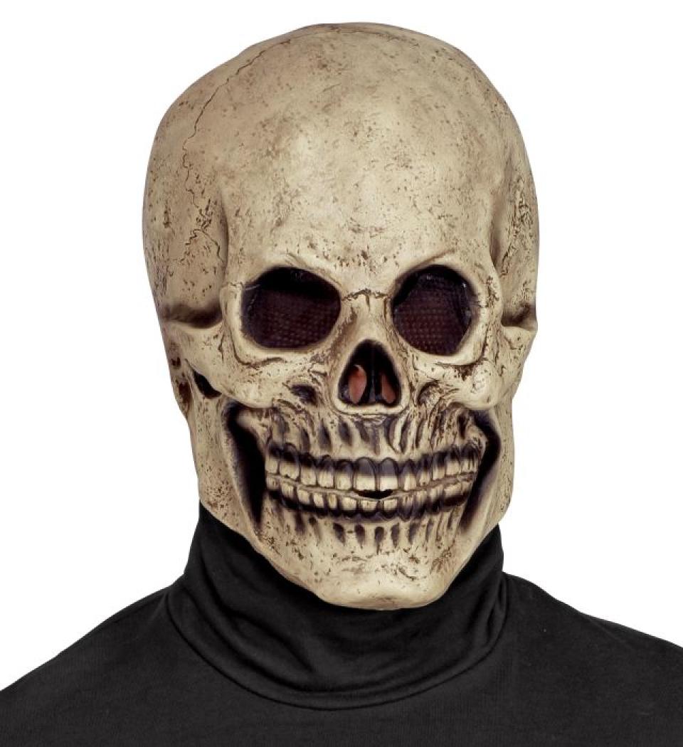 Masque en latex tête de mort