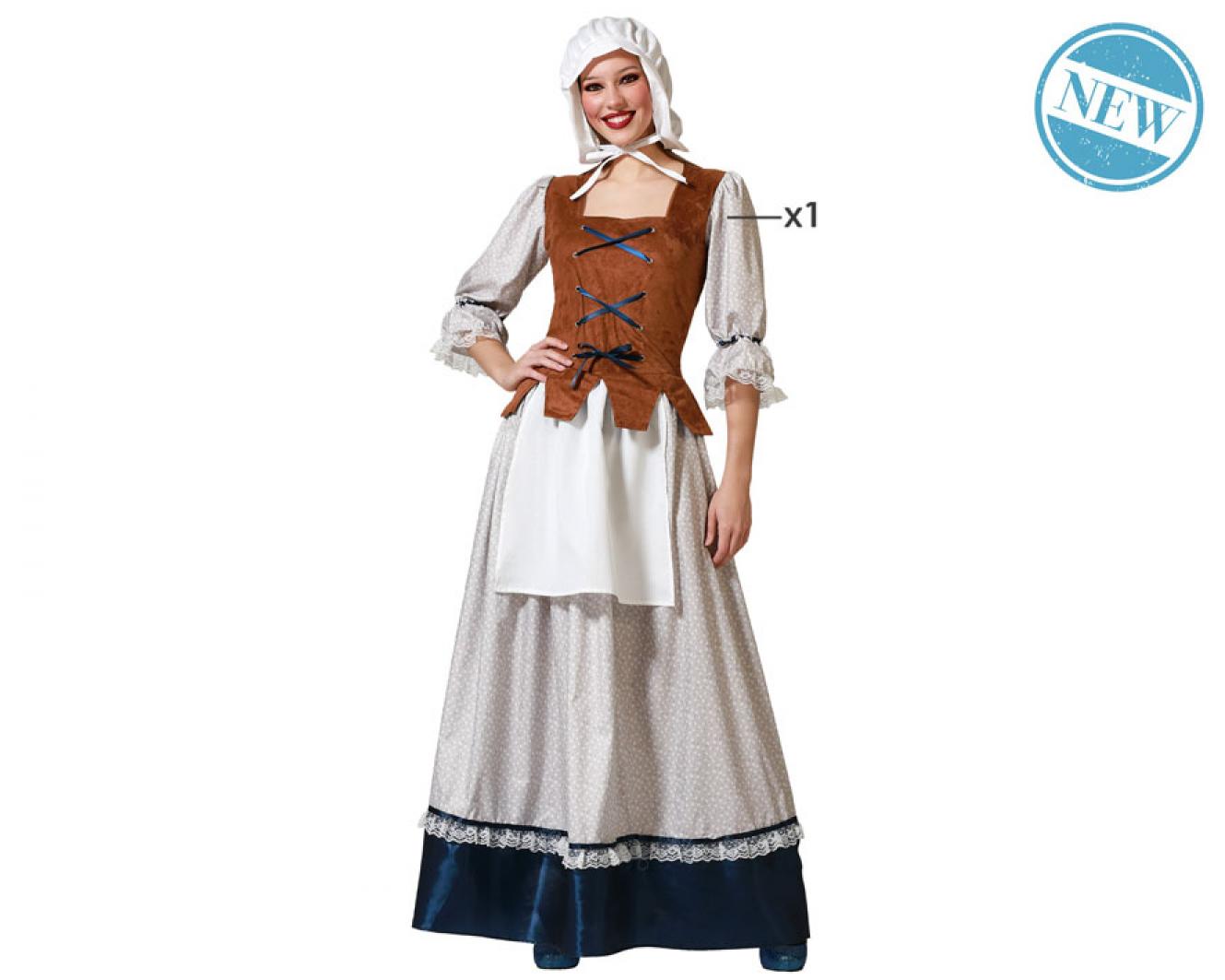 Tavernière fermière médiévale taille XS/S