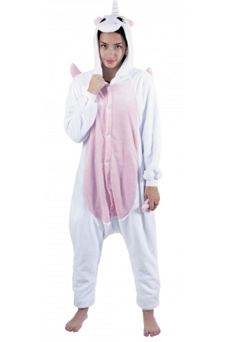 Kigurumi Licorne rose adulte