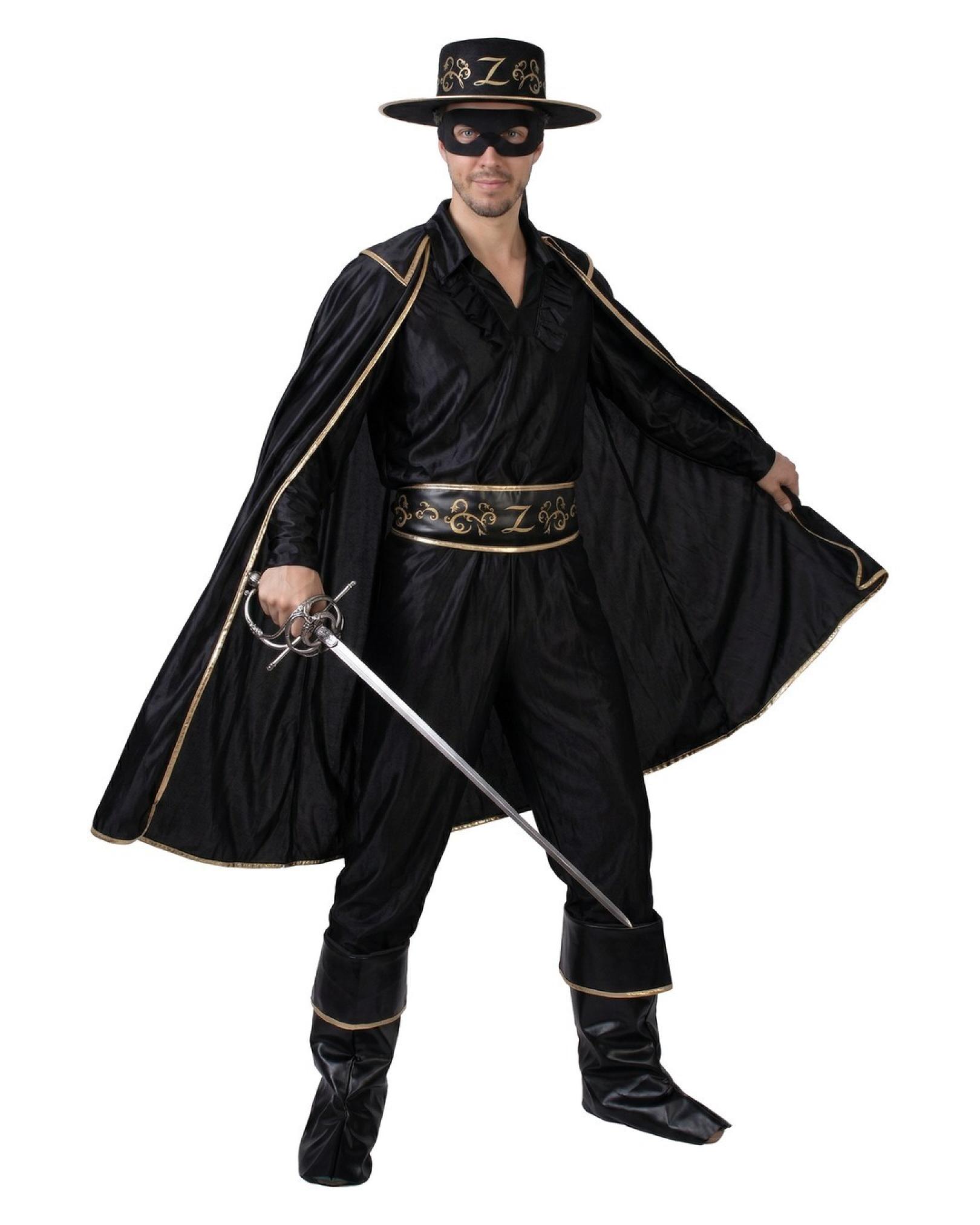 Déguisement complet de Zorro sous licence taille S/M