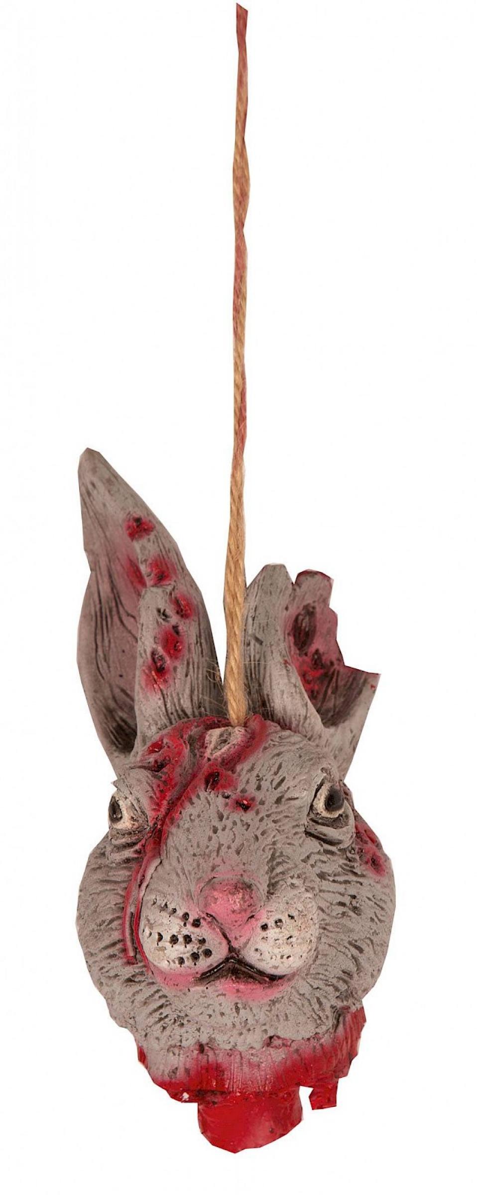 Tête de lapin décapité