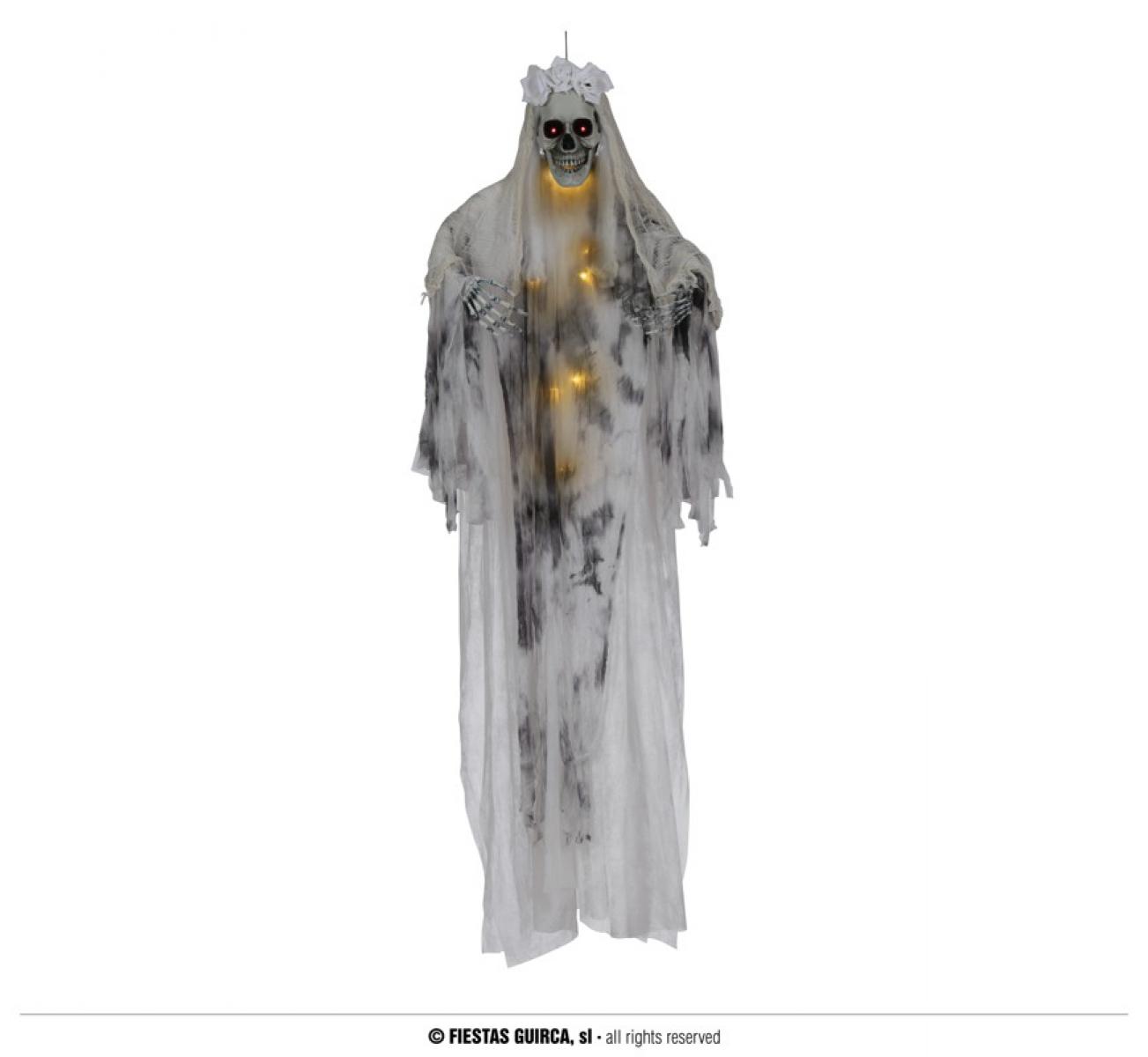 Mariée suspendue lumineuse 180cm