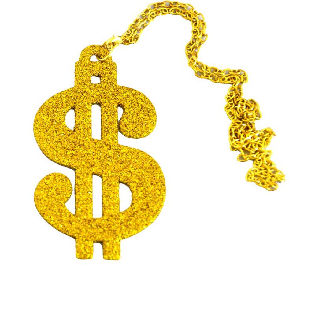 Collier dollar géant