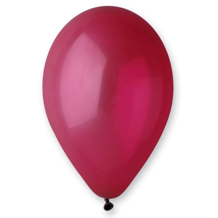 100 ballons latex 28cm bordeaux