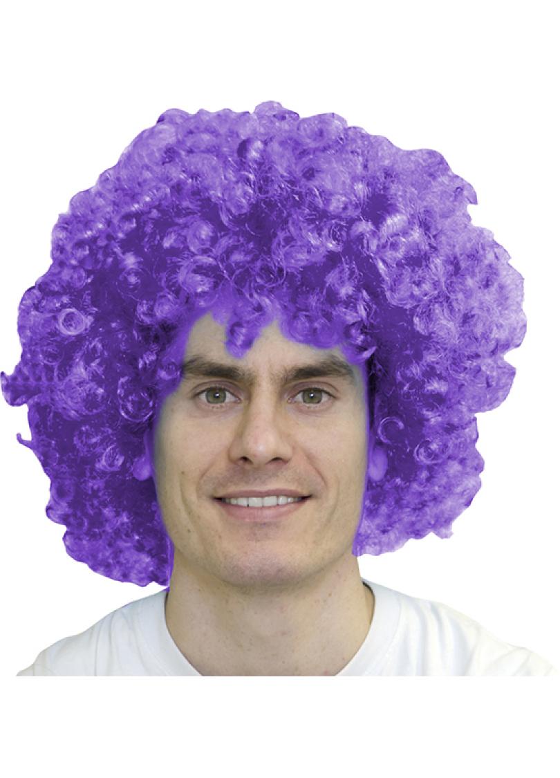 Perruque pop violette