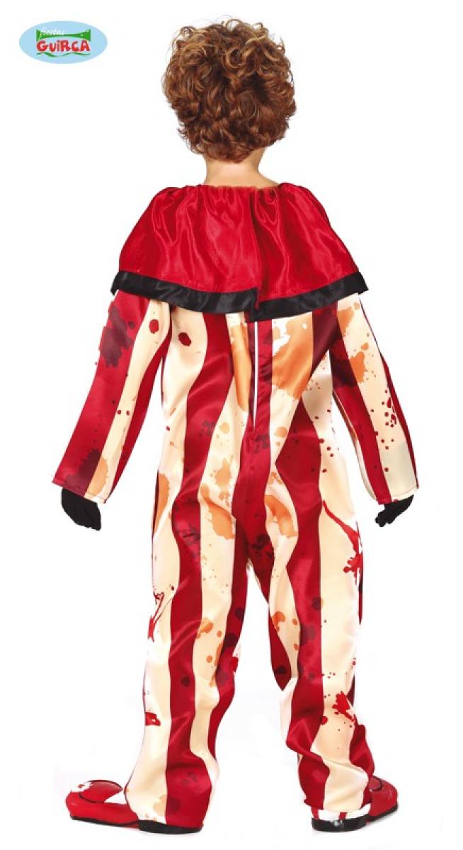 Clown rayé assassin garçon taille 7/9 ans