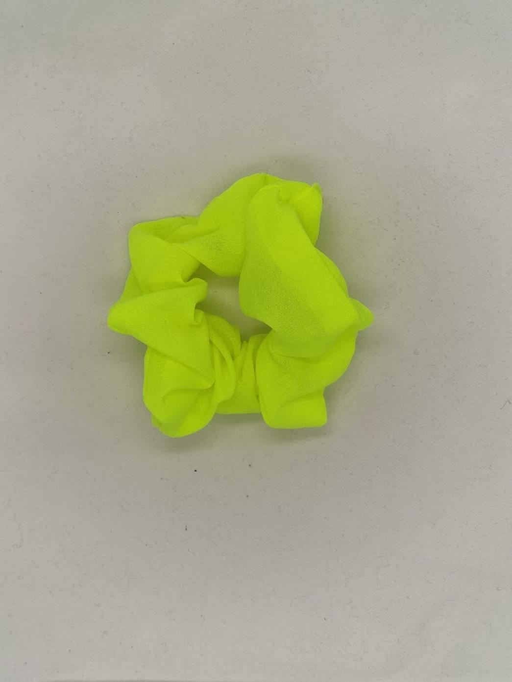 Chouchou jaune fluo UV
