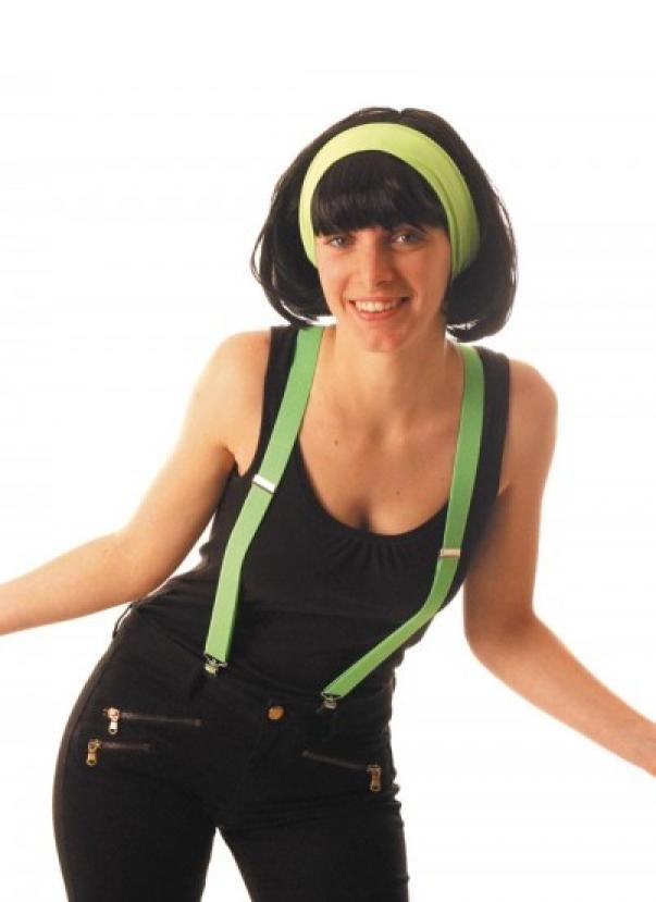 Bretelles fluo verte