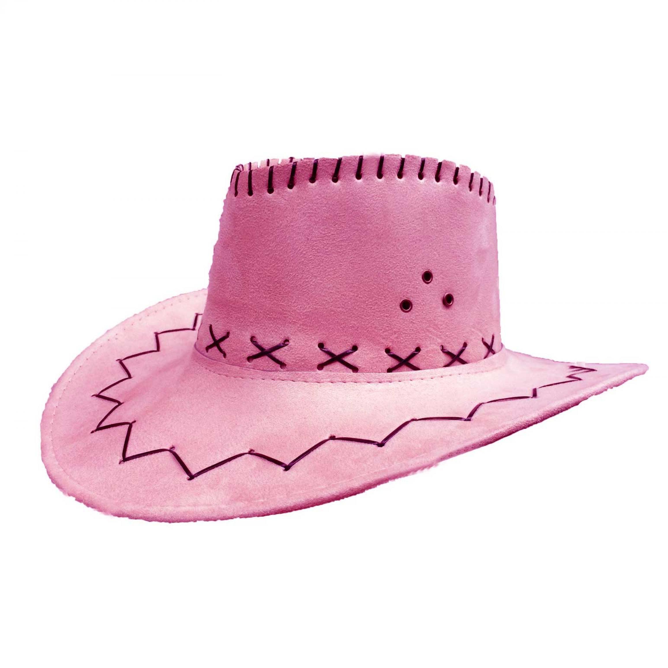 Chapeau cow boy vacher rose