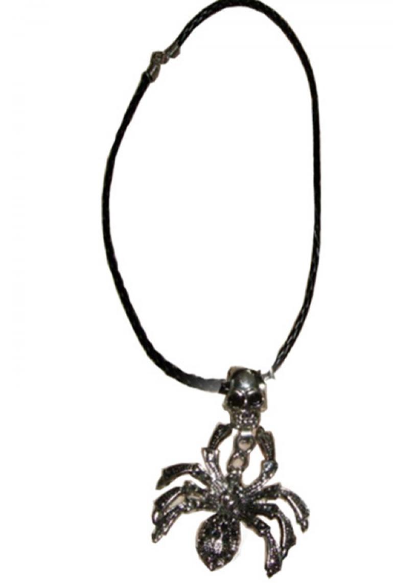 Collier araignée métal